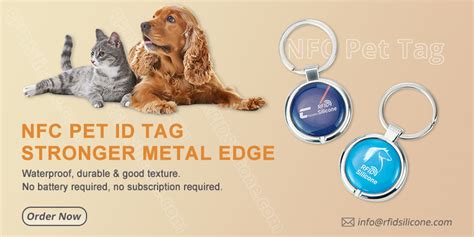 dog collar with nfc tag|scannable dog tags.